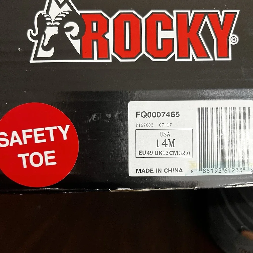 Rocky Men's 14M BlizzardStalker Steel Toe 1200g‎ Waterproof Work Boots NIB